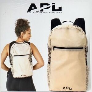 NEW Athletic Propulsion Labs APL All-Purpose Packable Backpack Leopard FabFitFun